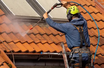 Démoussage et hydrofuge de toiture à Bézenet